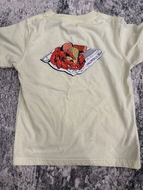 Properly Tied Tee with Red Crawfish Graphic